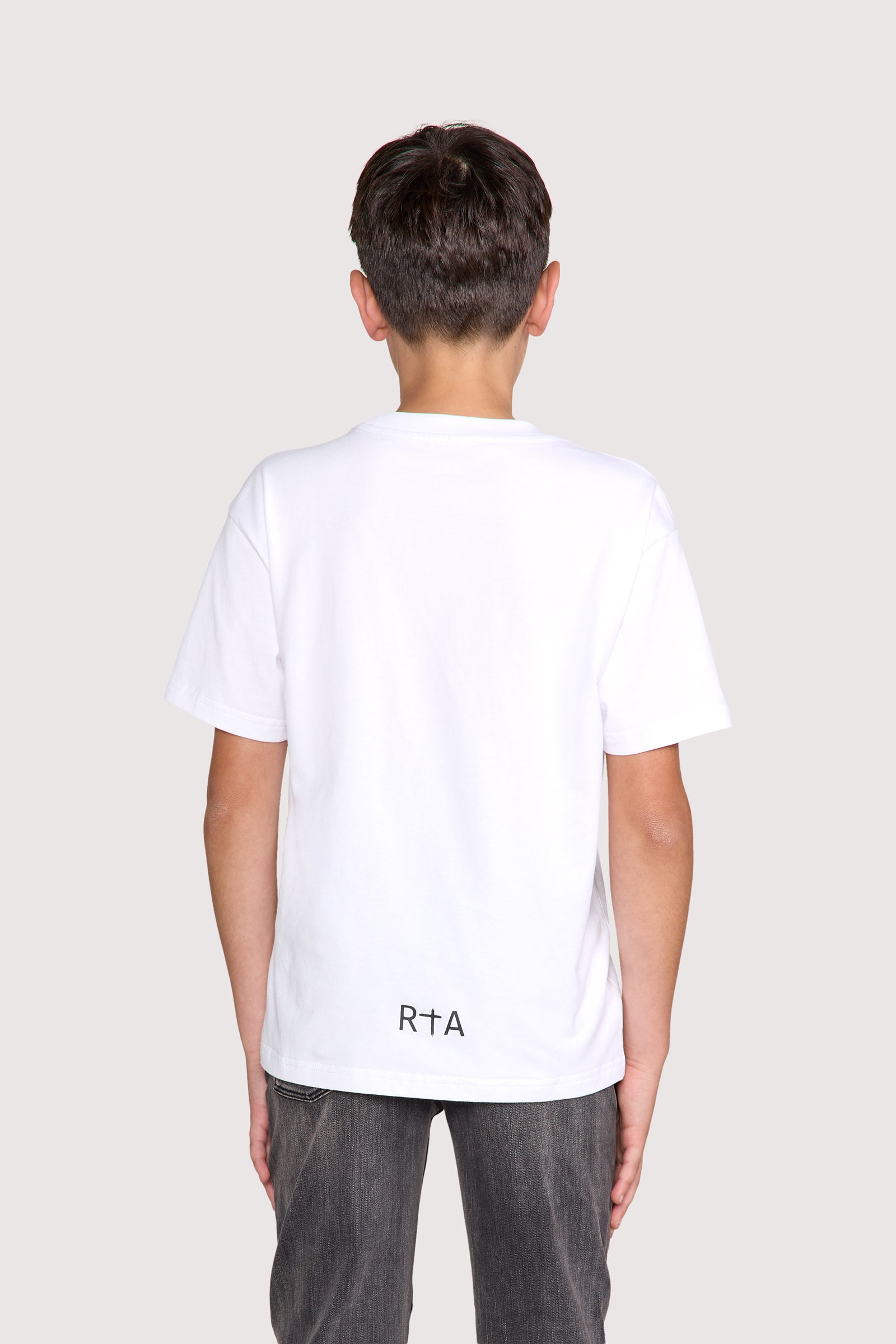 KIDS LAWSON SHORT SLEEVE TEE | WHITE SPIKE RTA