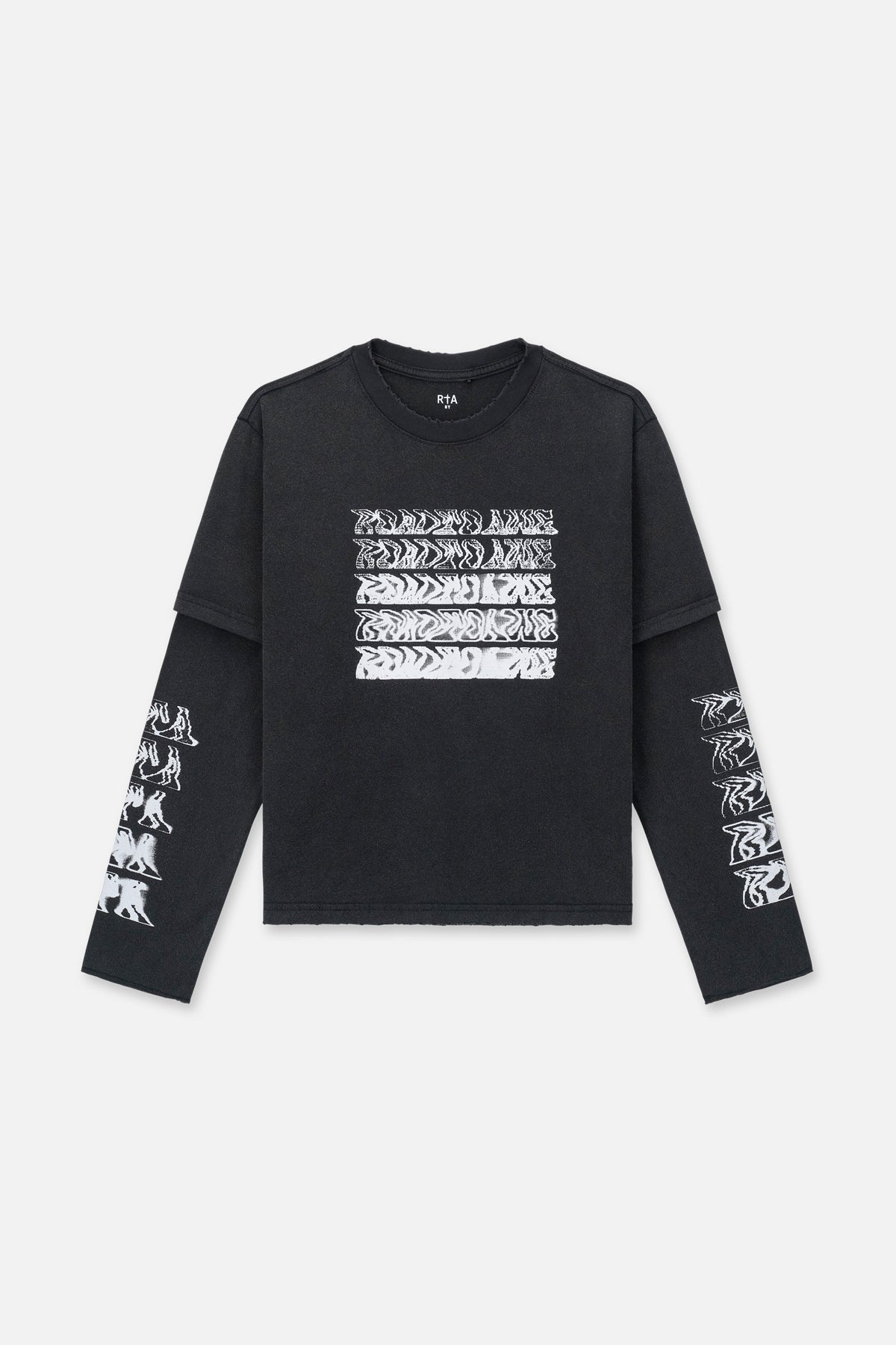 KIDS SEAN LAYERED TEE | BLACK SMOKEY RTA