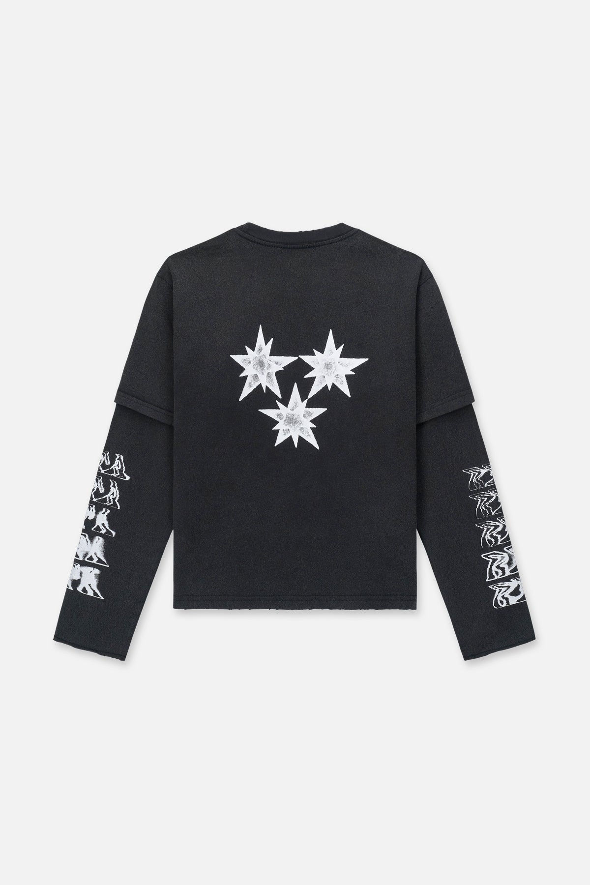 KIDS SEAN LAYERED TEE | BLACK SMOKEY RTA