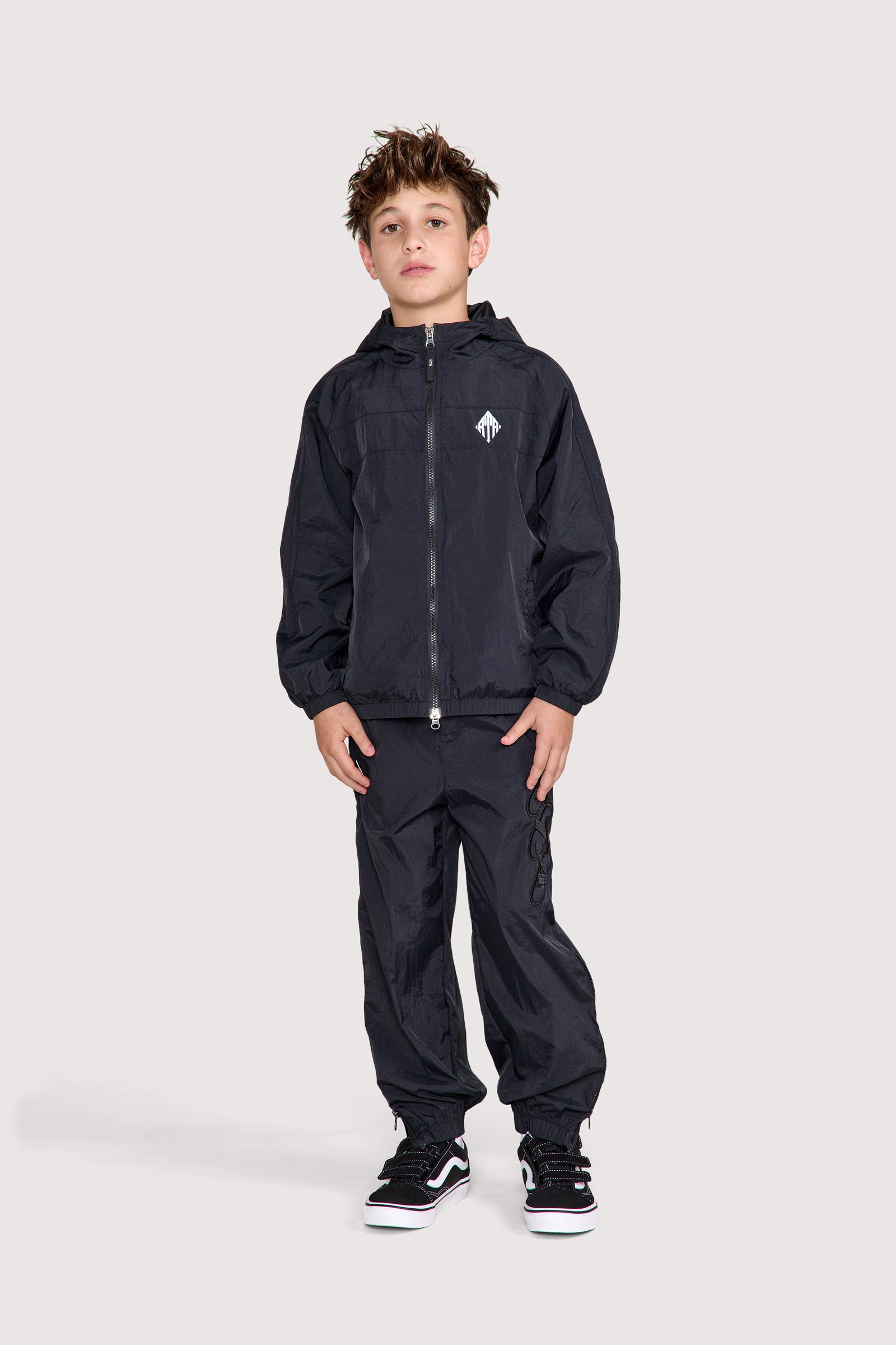 KIDS KAI TRACK PANT | BLACK