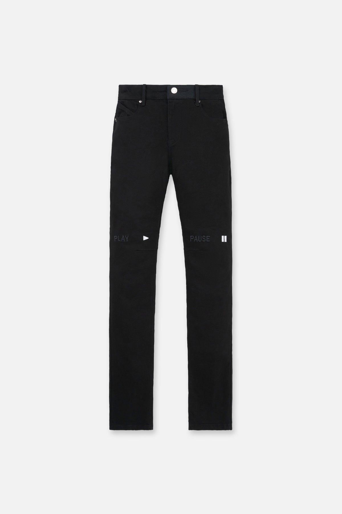 CLAYTON SKINNY JEAN | BLACK PAUSE PLAY