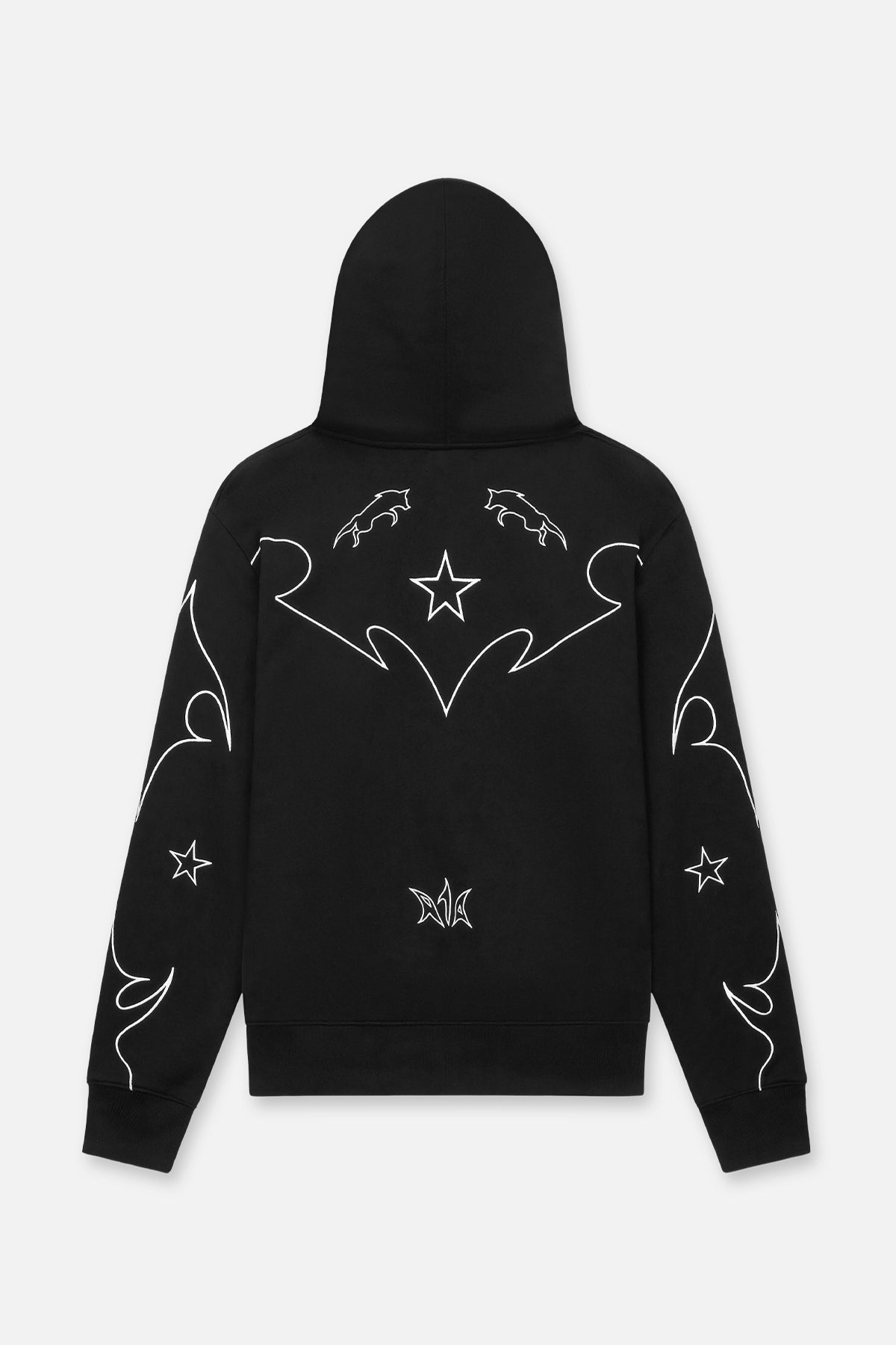 DION HOODIE | BLACK AND WHITE WESTERN