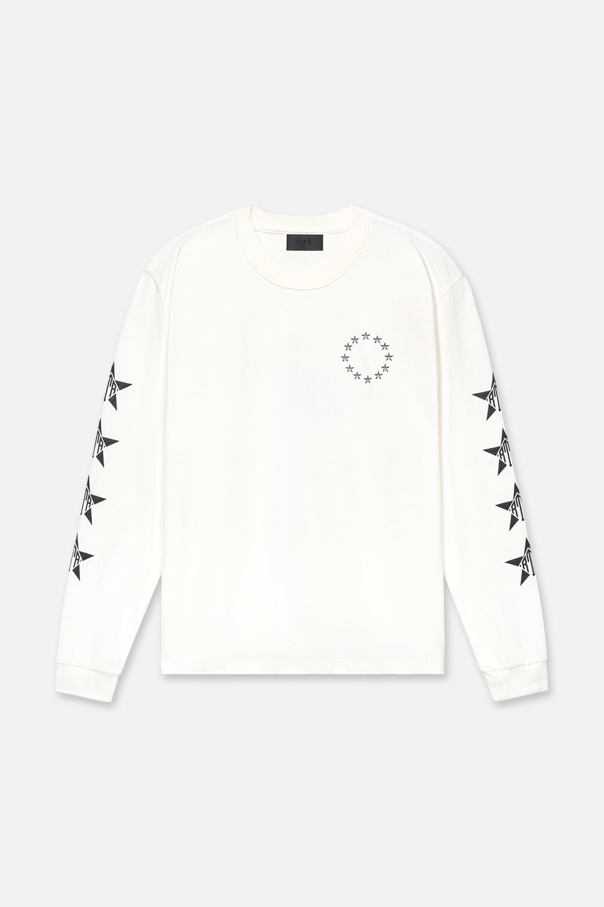 LAWRENCE LONG SLEEVE TEE | WHITE BLACK CHERRIES