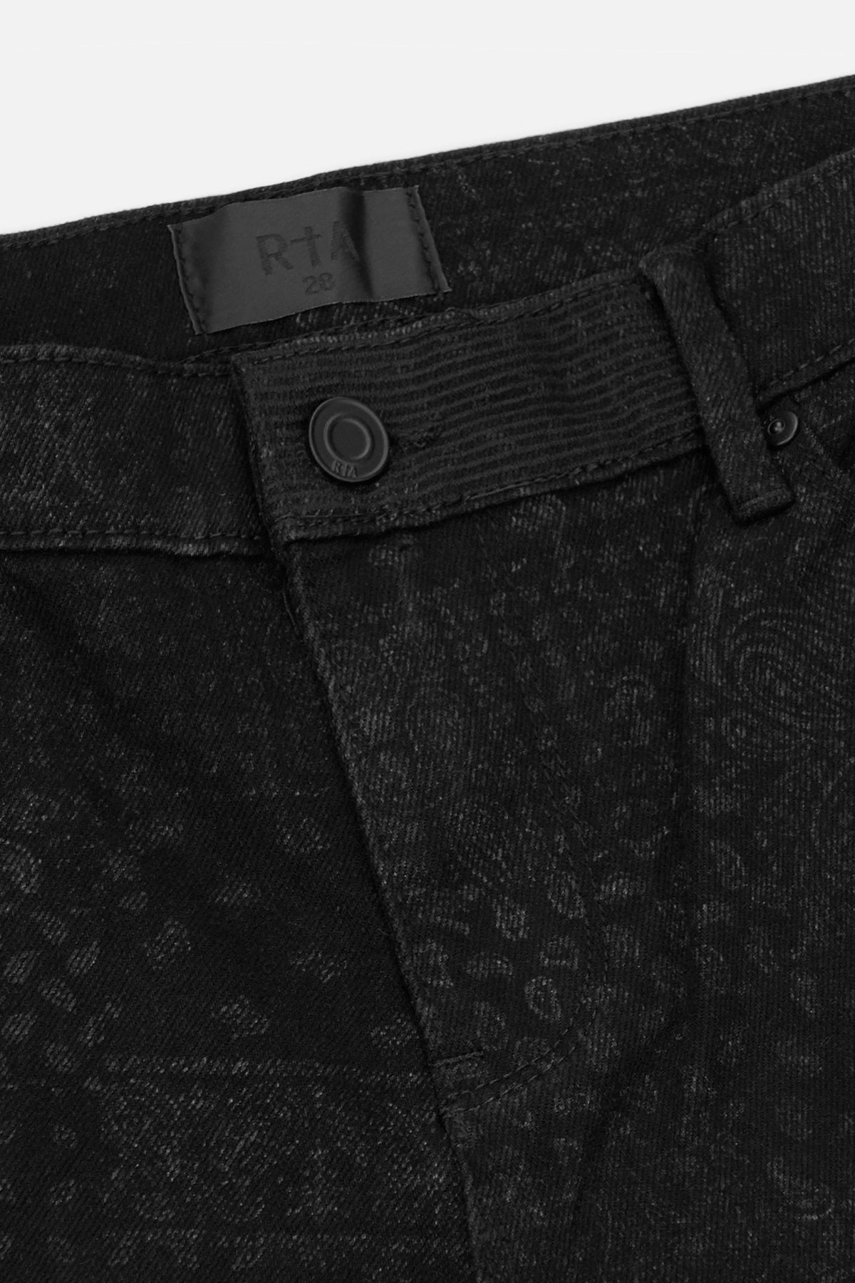 CLAYTON SKINNY JEAN | BLACK BANDANA DISTRESSED