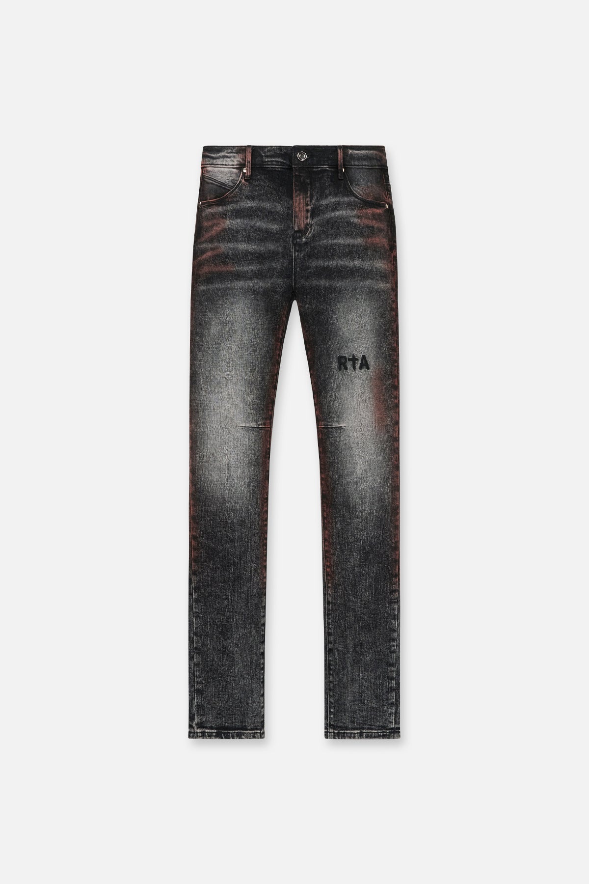 CLAYTON | CHARCOAL ACID WASH RED