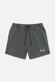 CLYDE ELASTICATED SHORT | VINTAGE BLACK ROSE
