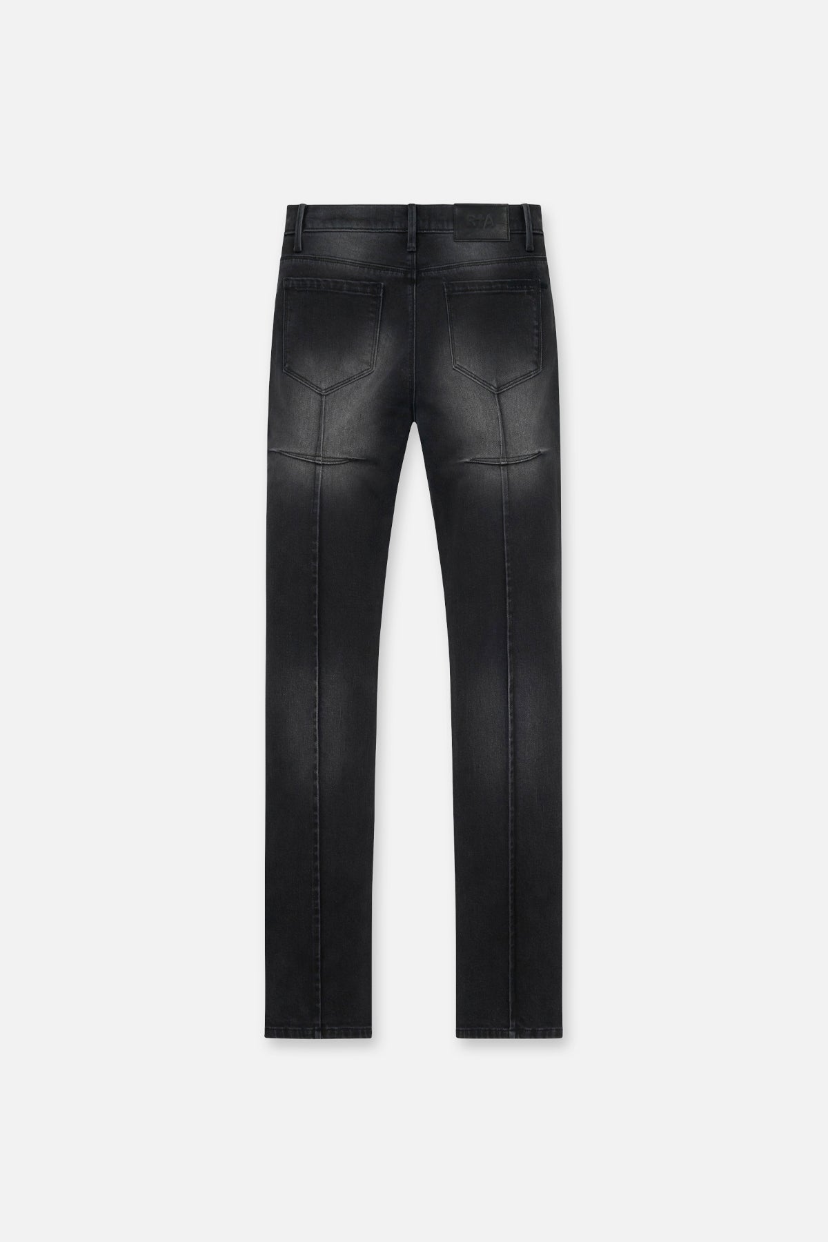 CLAYTON SKINNY JEAN | FADED BLACK DISTRESSED