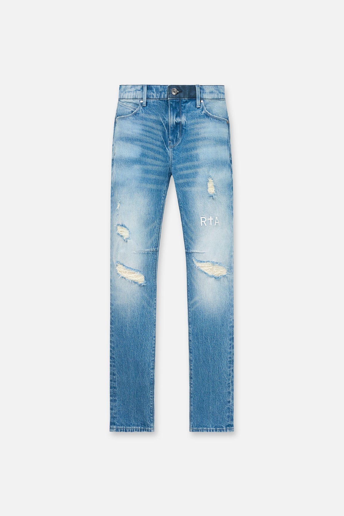 CLAYTON SKINNY JEAN | RIPPED MEDIUM BLUE