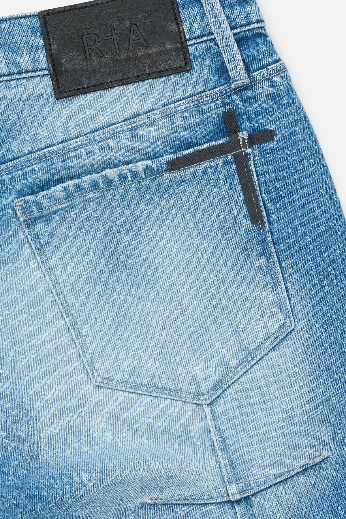 CLAYTON SKINNY JEAN | RIPPED MEDIUM BLUE