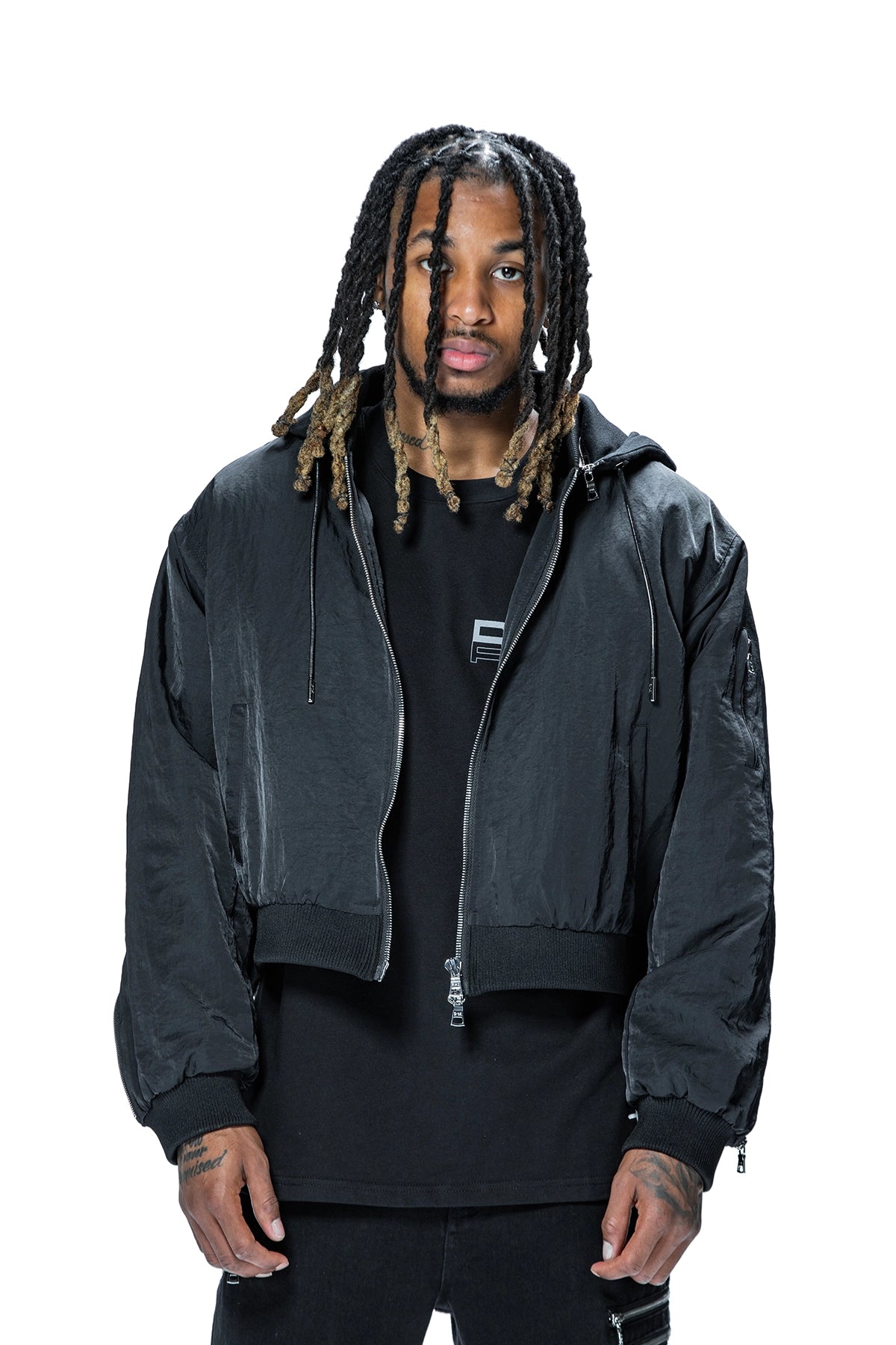 MICKIE JACKET | BLACK ZIPPERS