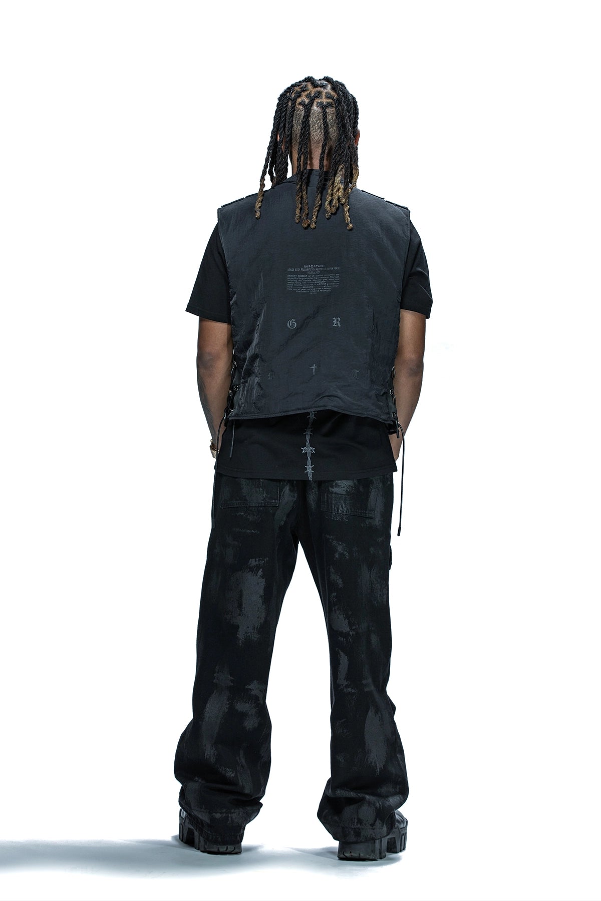 RTA X DDG WYLIE CARGO JEAN | BLACK WAX COATED DDG – RTA RTA X DDG WYLIE CARGO JEAN | BLACK WAX COATED DDG – RTA