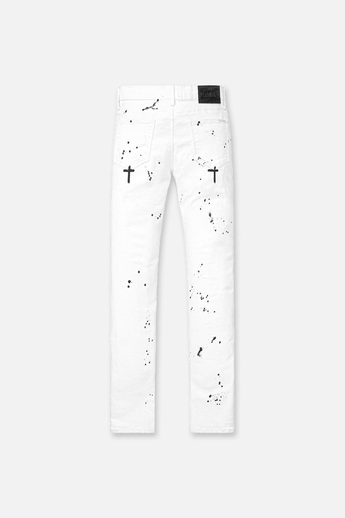 BRYANT SKINNY | WHITE RIP PAINT SPLATTER