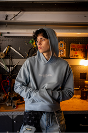 ORIEN LAYERED HOODIE | DUSTLIGHT BLUE