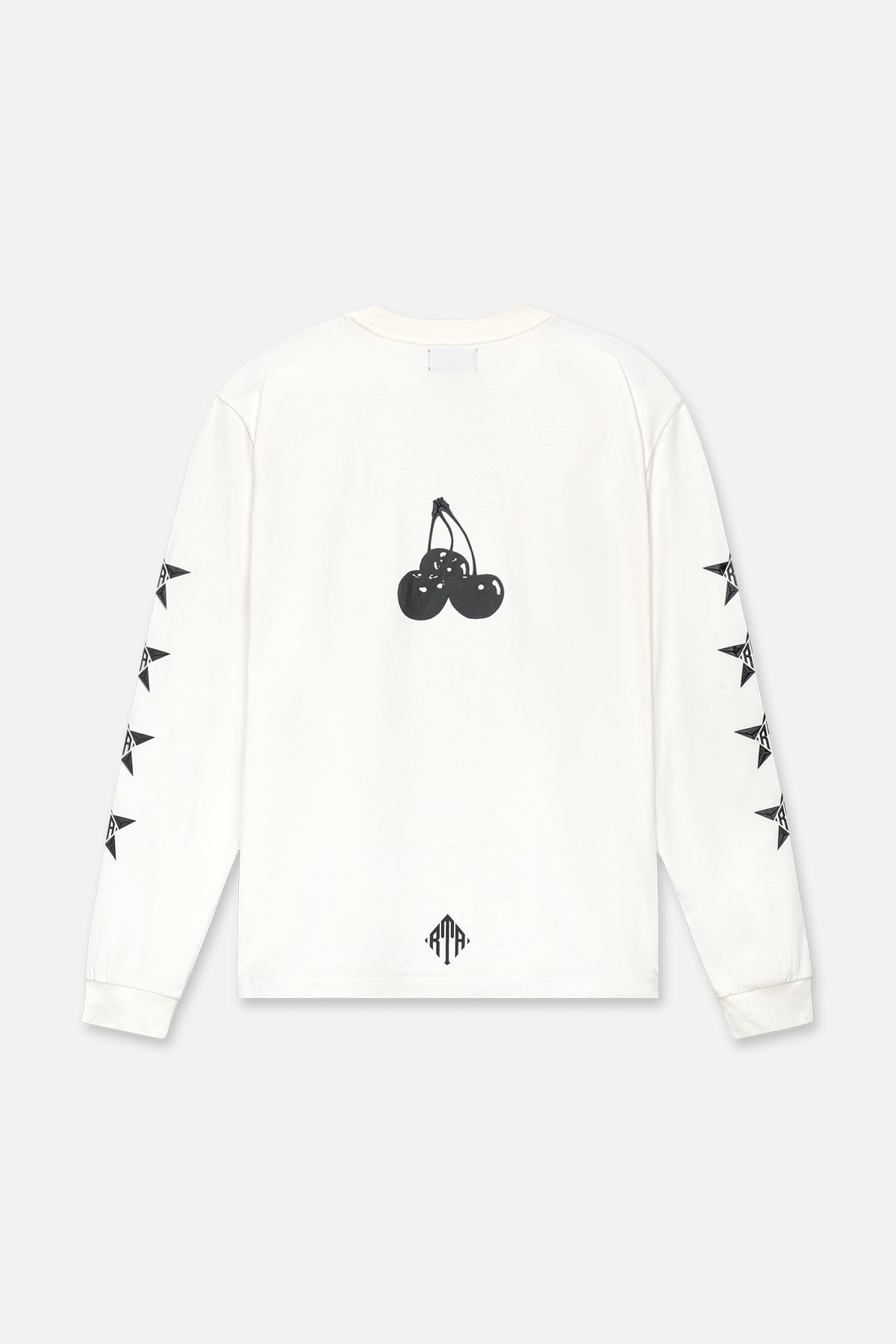 LAWRENCE LONG SLEEVE TEE | WHITE BLACK CHERRIES