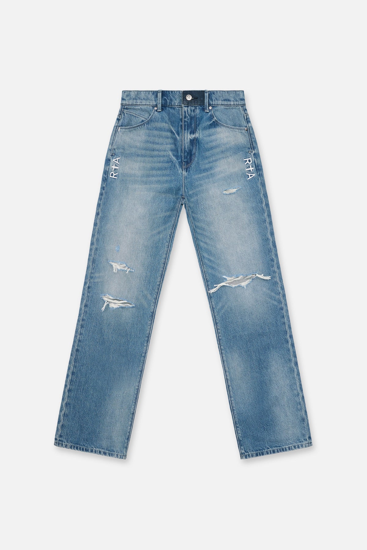 JONAS WIDE LEG JEAN | RIPPED MEDIUM WASH