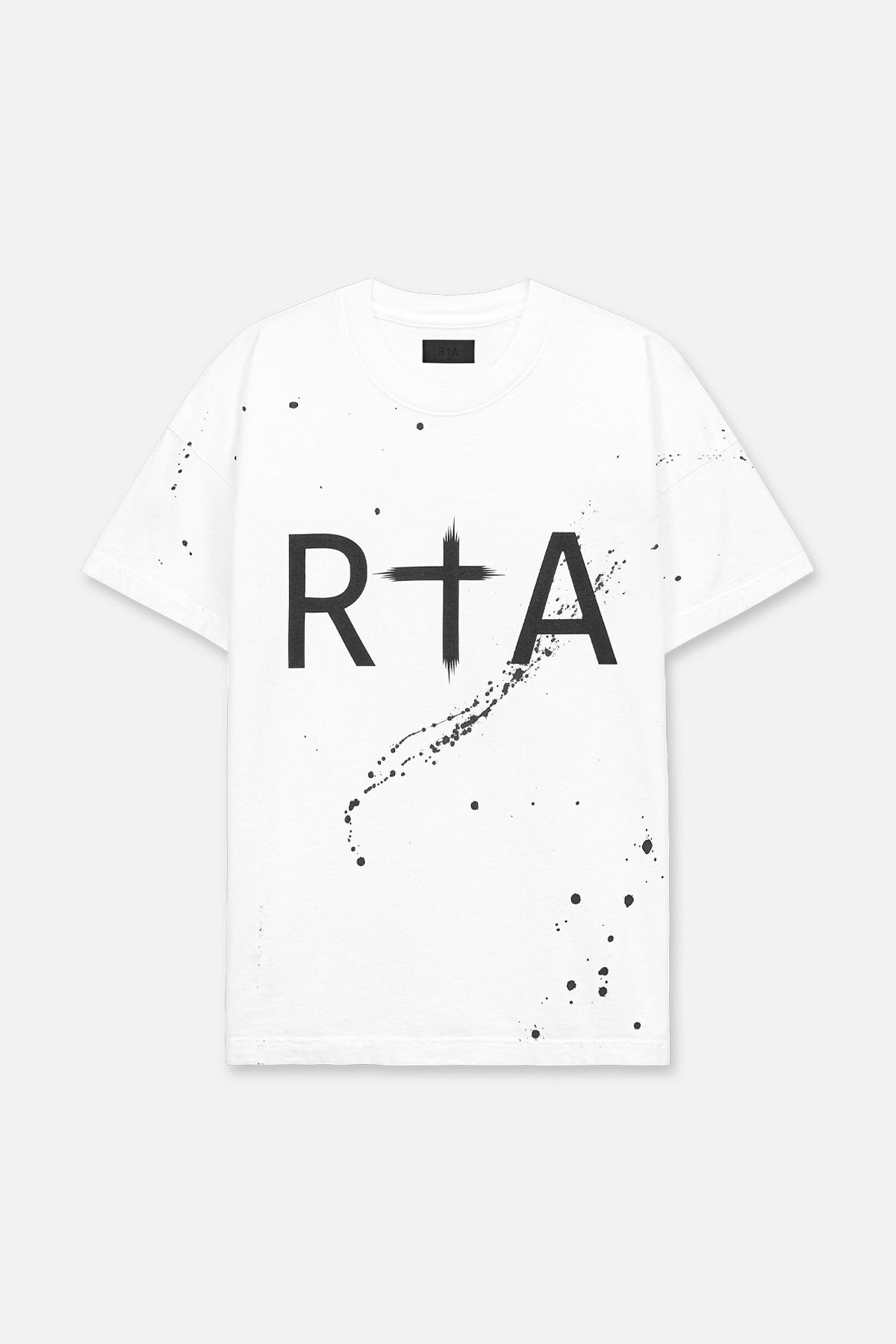 LIAM TEE | WHITE PAINT FRONT LOGO