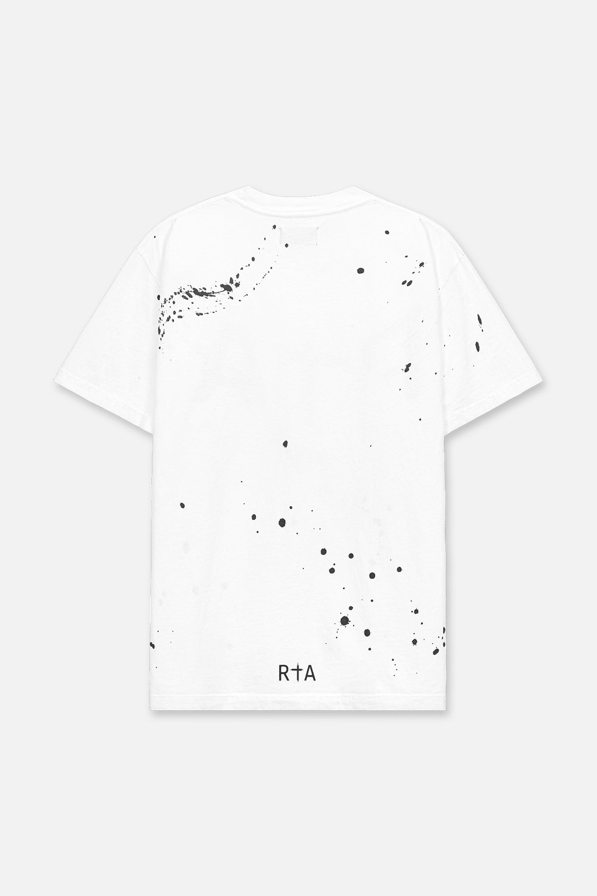 LIAM TEE | WHITE PAINT FRONT LOGO