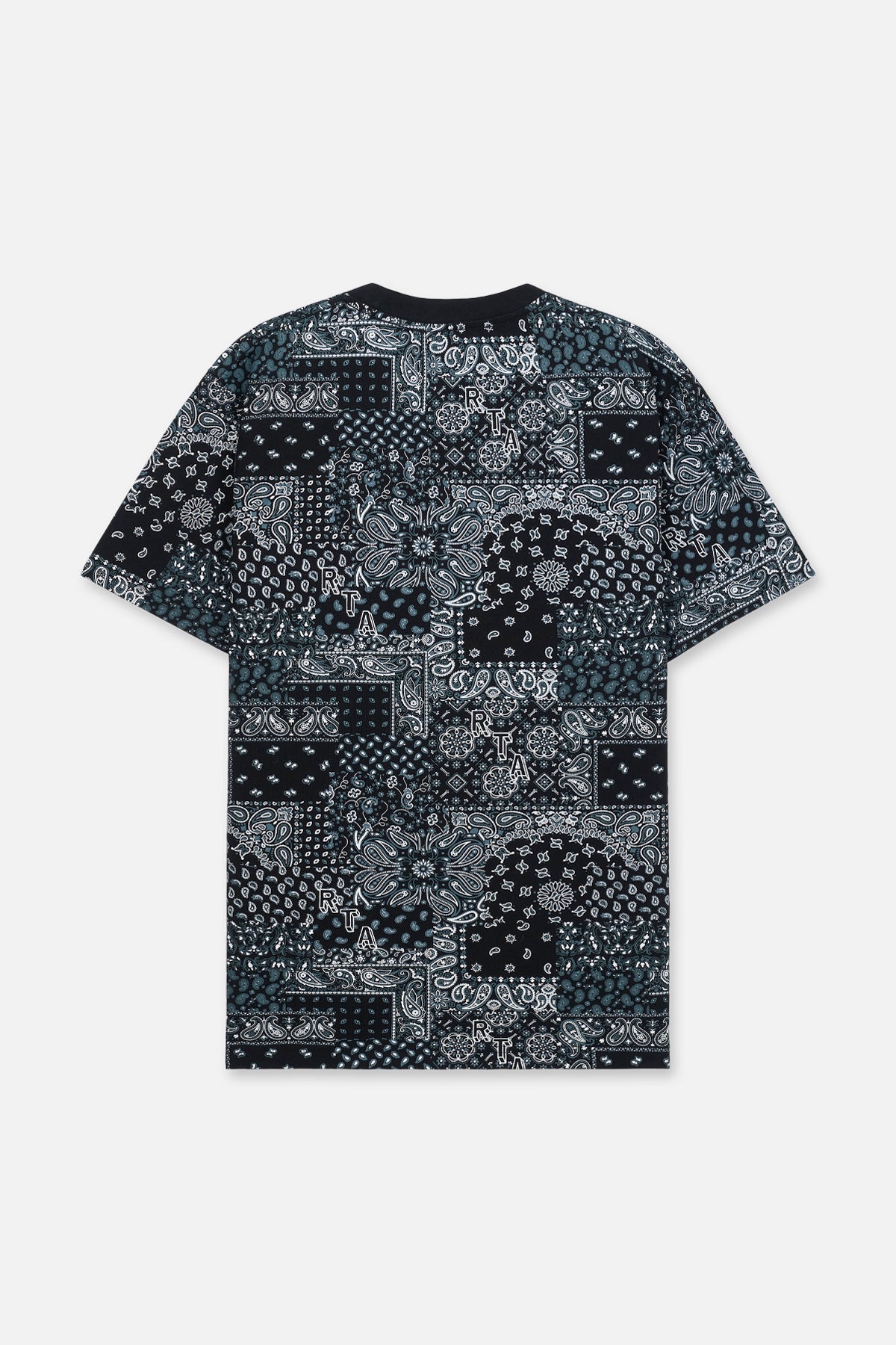 LIAM TEE | BLACK RTA BANDANA