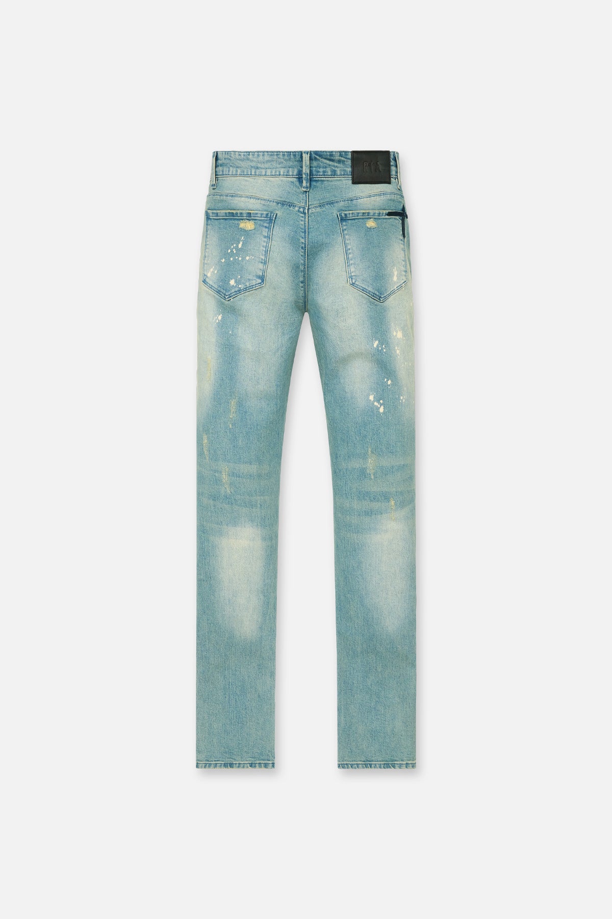 Men's Blue Distressed Skinny Jeans | RTA