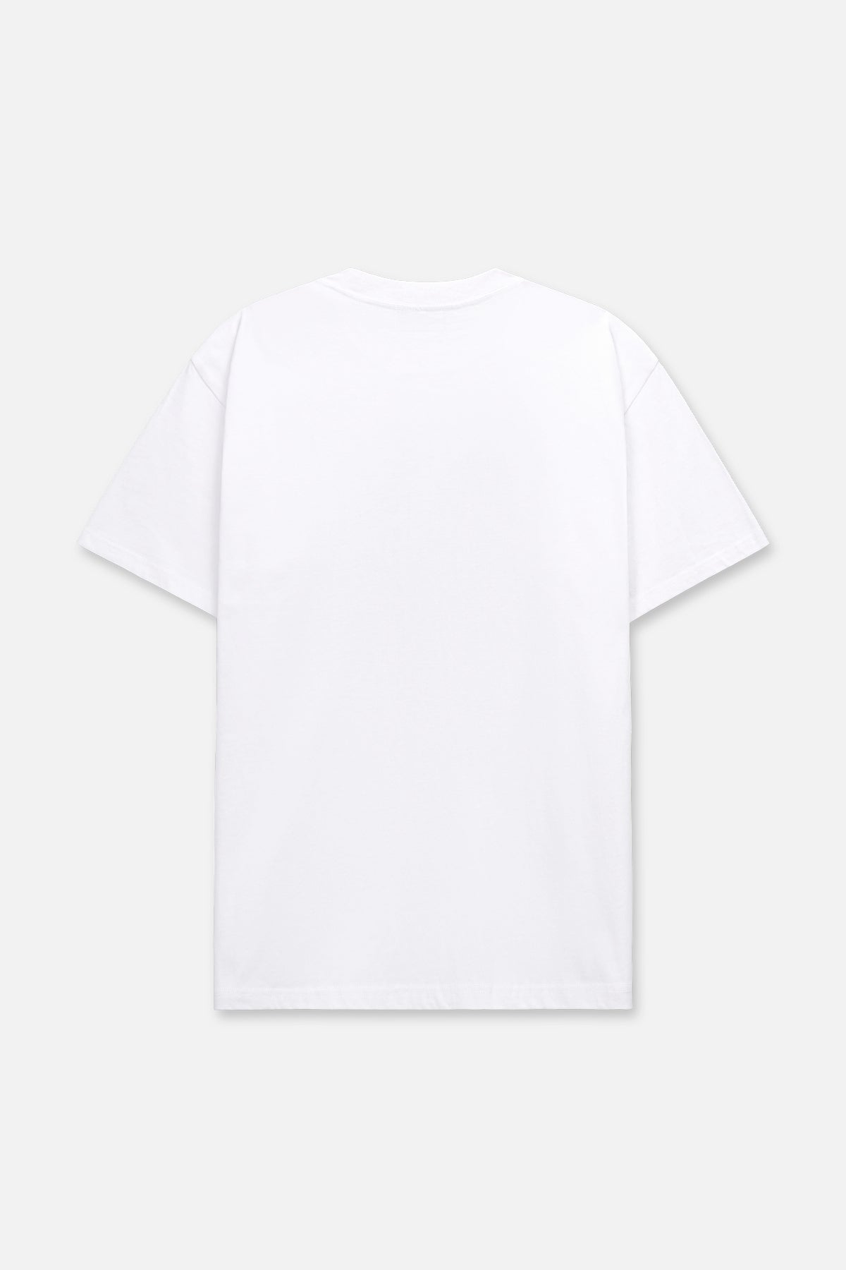 COLIN OVERSIZED SHORT SLEEVE TEE | WHITE ETCHED MONOGRAM