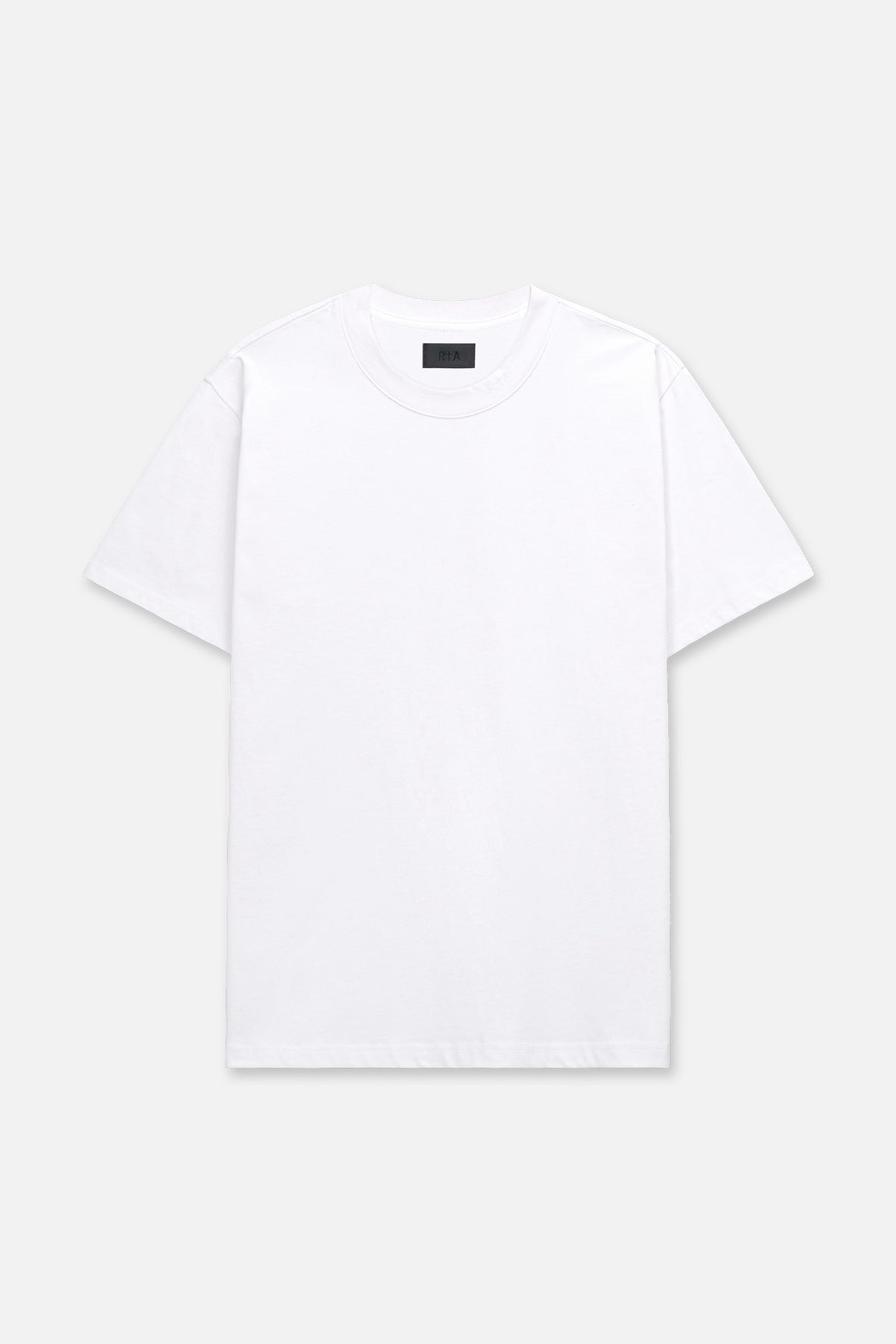 RICO MOCK NECK SHORT SLEEVE TEE | WHITE COLLAR LOGO