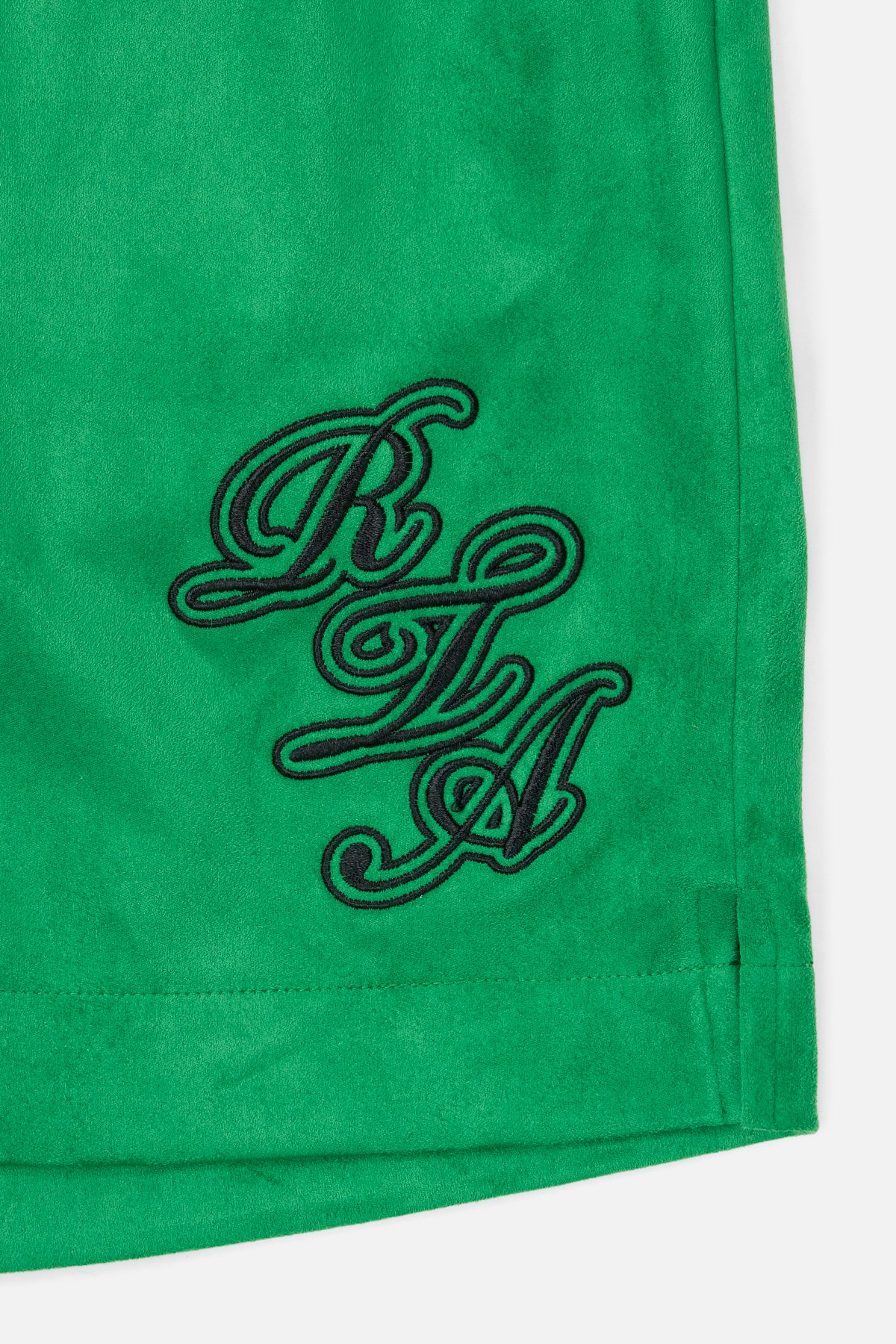 CLYDE SHORT | GREEN SCRIPT LOGO