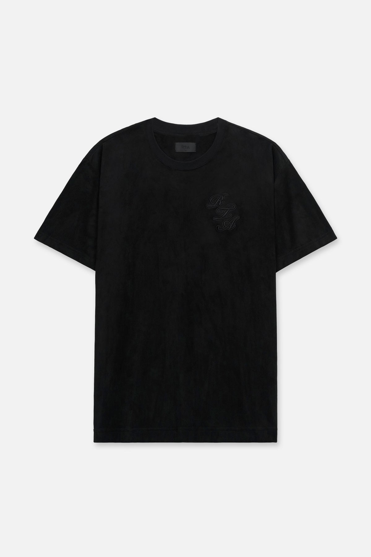 COLIN OVERSIZED SHORT SLEEVE TEE | BLACK SCRIPT LOGO