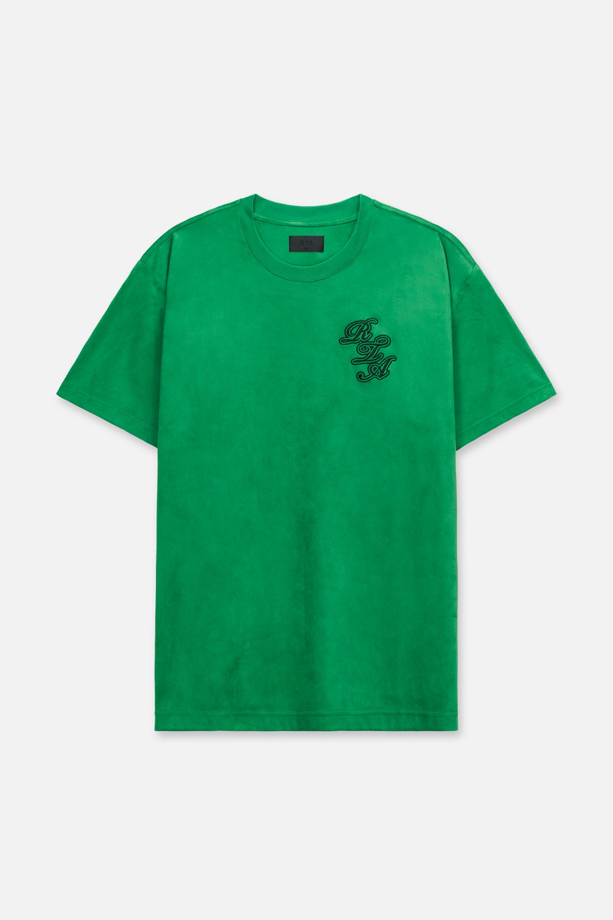 COLIN OVERSIZED SHORT SLEEVE TEE | GREEN SCRIPT LOGO