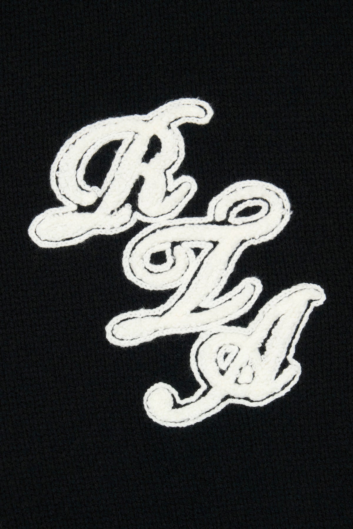 ETHAN SWEATER | BLACK SCRIPT LOGO