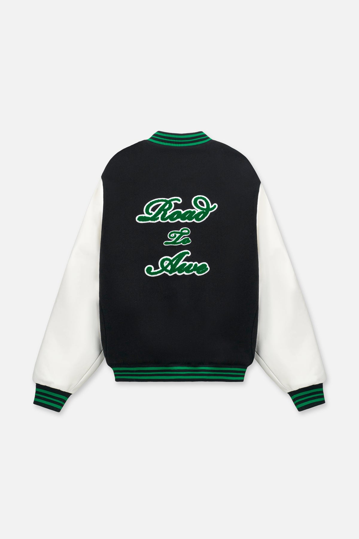 MARTY JACKET | BLACK WHITE SCRIPT LOGO