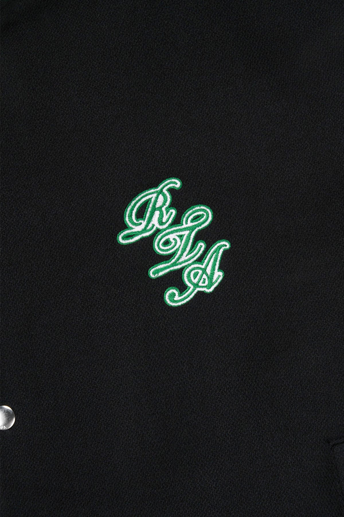 MARTY JACKET | BLACK WHITE SCRIPT LOGO