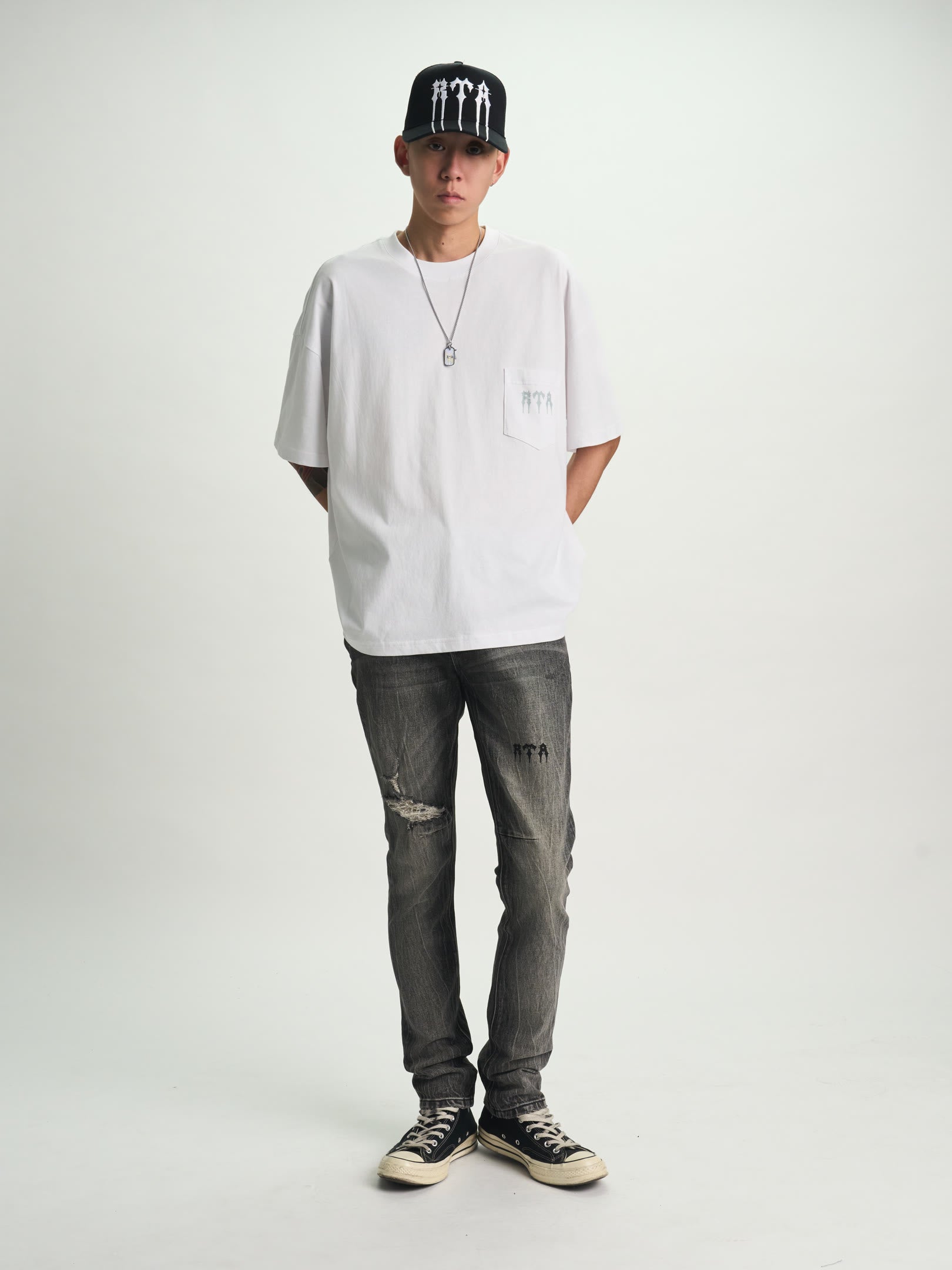 BRYANT SKINNY JEAN | ASH FADED RTA