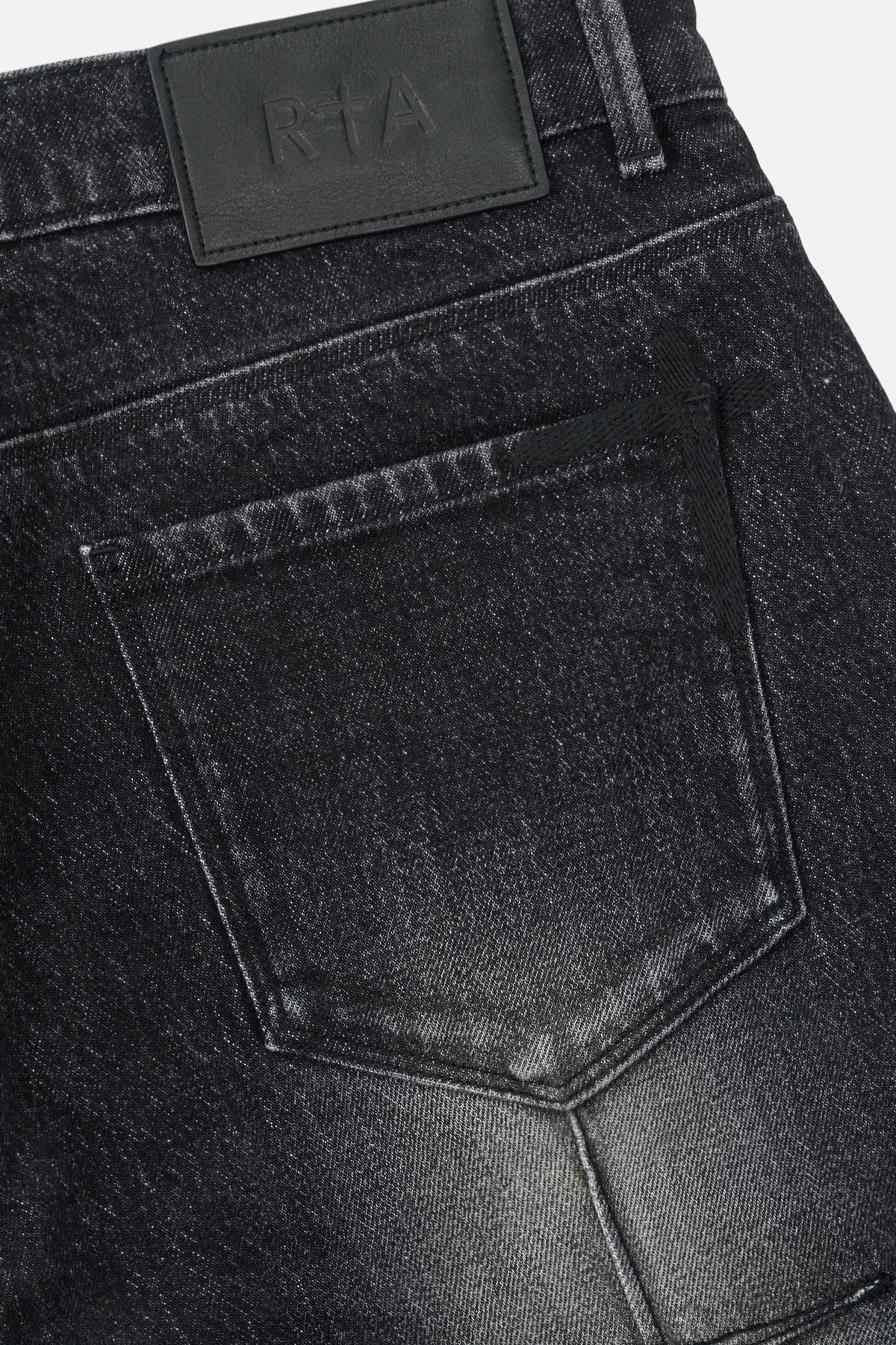 Black Clayton Skinny Jeans - Back Pocket Detail | RTA