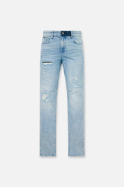 CLAYTON SKINNY JEAN | FRAYED INDIGO