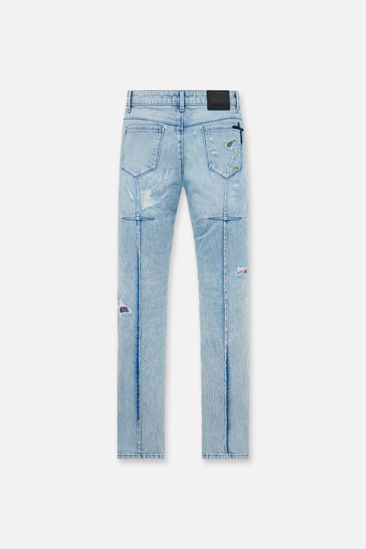 CLAYTON SKINNY JEAN | FRAYED INDIGO