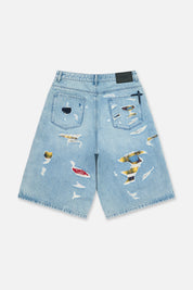 GUSTAVO DENIM SHORT | FRAYED INDIGO