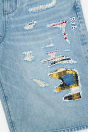 GUSTAVO DENIM SHORT | FRAYED INDIGO