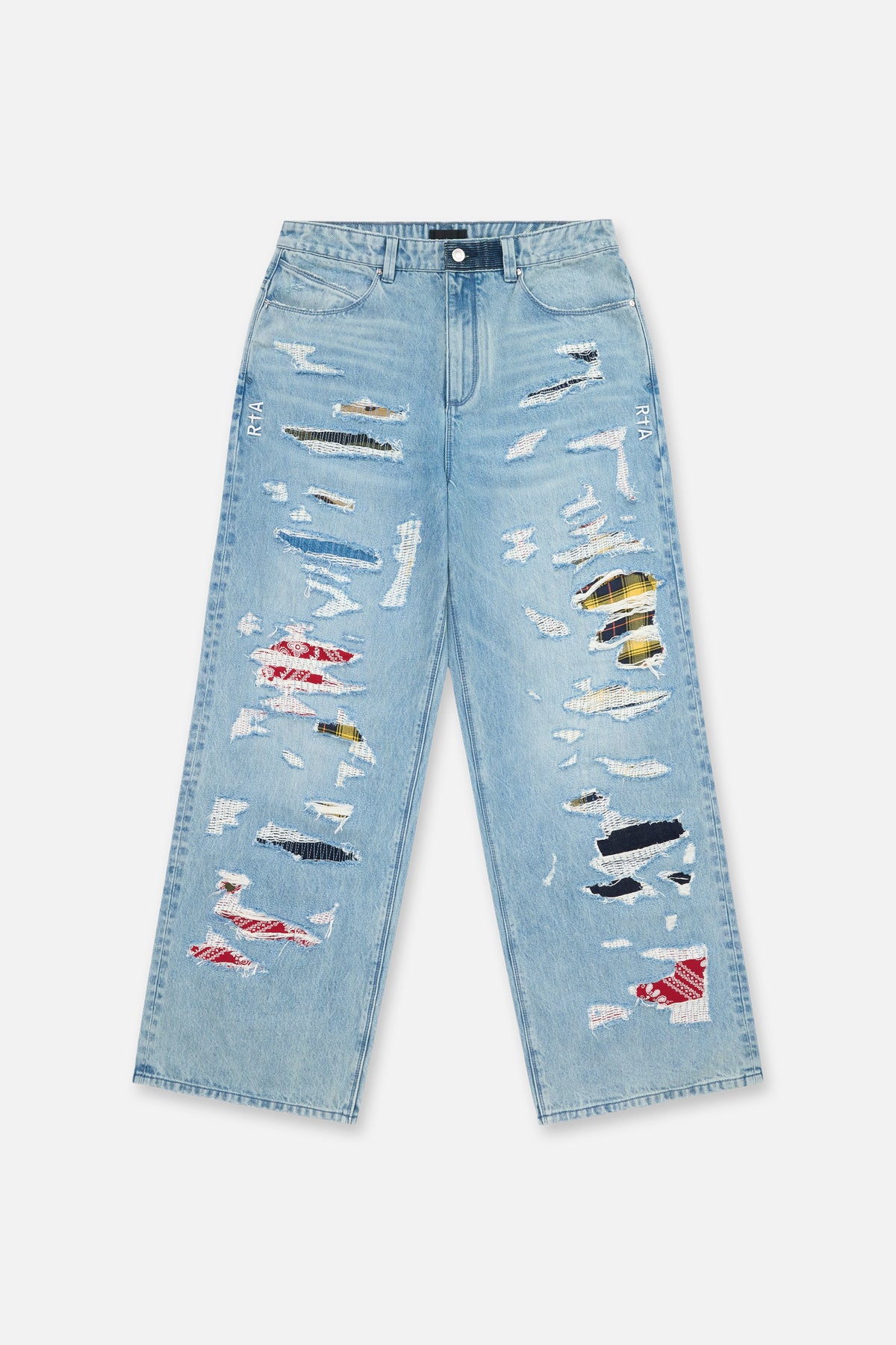 FRANCO WIDE LEG JEAN | FRAYED INDIGO