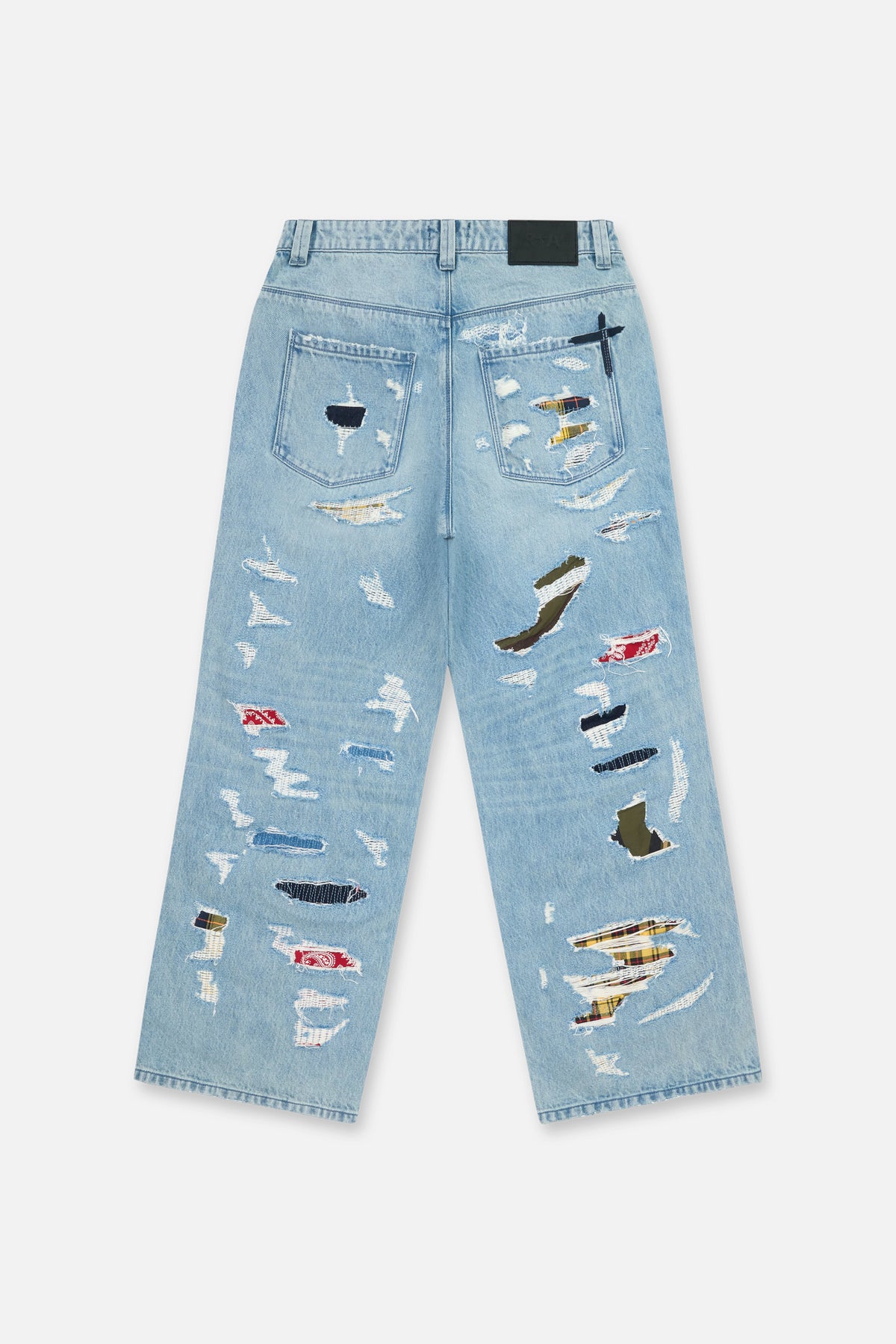 FRANCO WIDE LEG JEAN | FRAYED INDIGO