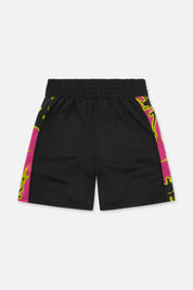 UDO BOXING SHORT | BLACK FUCHSIA BEETLE