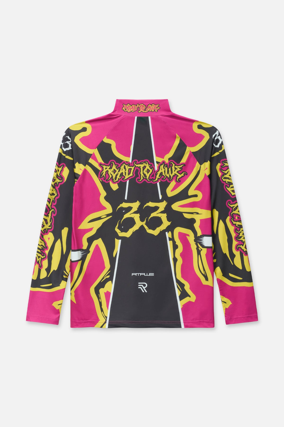ILIAS MOCK NECK RACING SHIRT | FUCHSIA RACING BEETLE