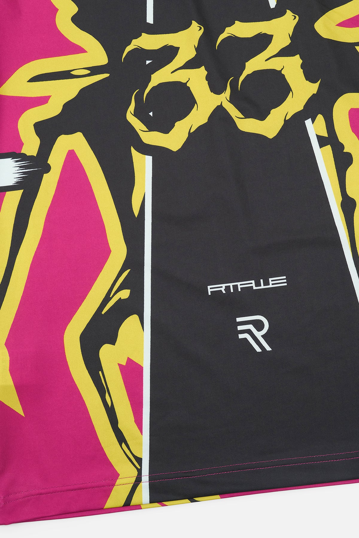 ILIAS MOCK NECK RACING SHIRT | FUCHSIA RACING BEETLE