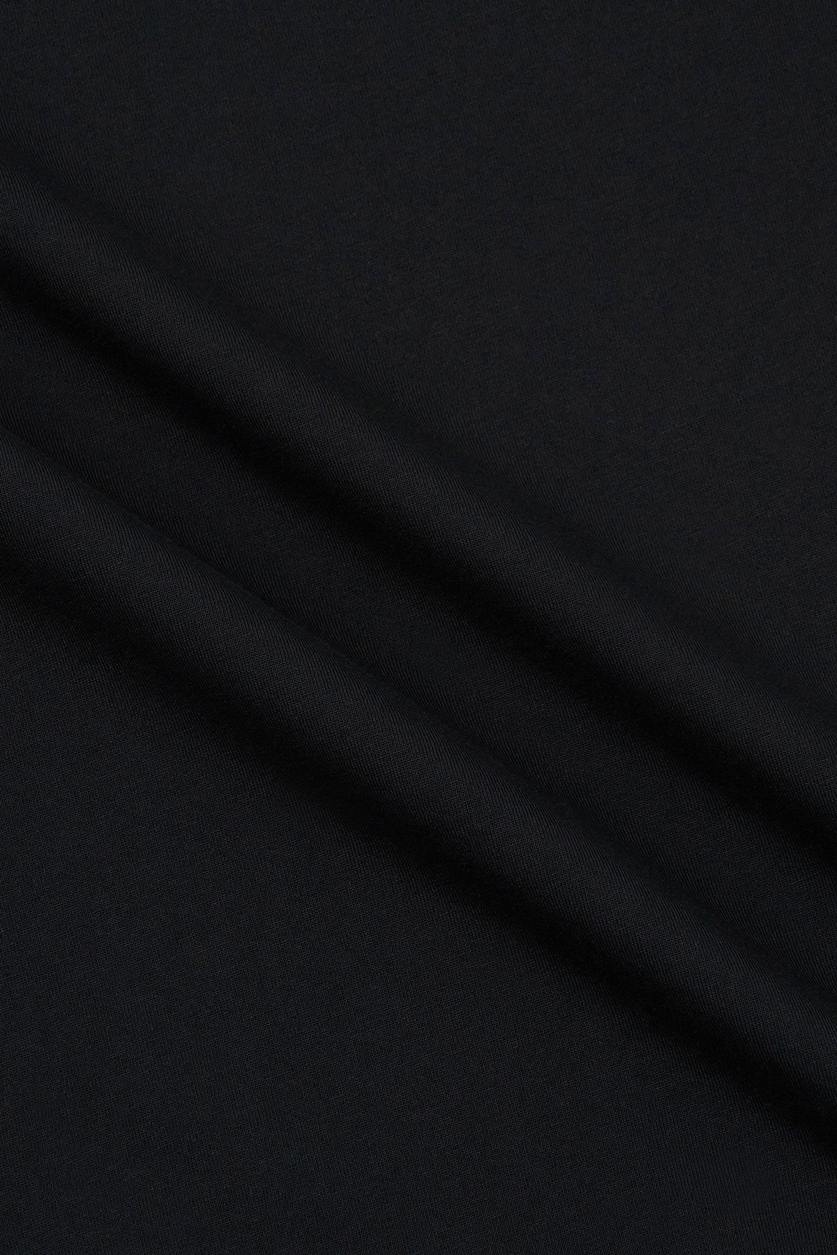 Black Cotton Terry Fabric - Texture Detail | RTA