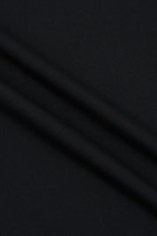 Black Cotton Terry Fabric - Texture Detail | RTA