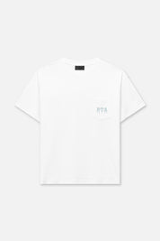BASTIEN POCKET TEE | WHITE SPIKED R