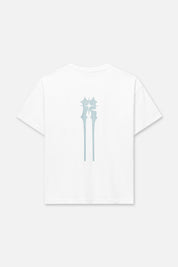 BASTIEN POCKET TEE | WHITE SPIKED R