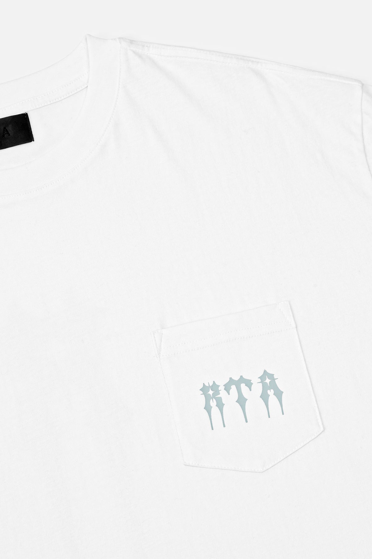 BASTIEN POCKET TEE | WHITE SPIKED R