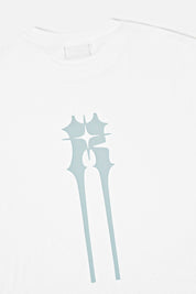 BASTIEN POCKET TEE | WHITE SPIKED R