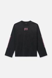 MARCEAU OVERSIZED LONG SLEEVE TEE | BLACK SCENERY