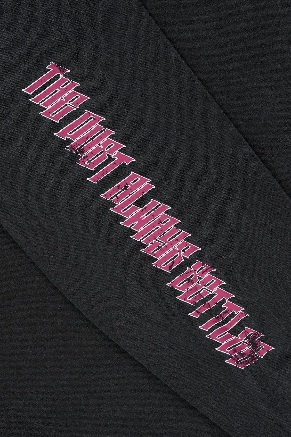 MARCEAU OVERSIZED LONG SLEEVE TEE | BLACK SCENERY